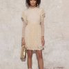 Lou Women's Fashion Wendy - Knitted Mini In Openwork Beige New