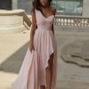 Lou Women's Fashion Molly Light Pink - Light Pink Maxi Dress With Silver Glitter New