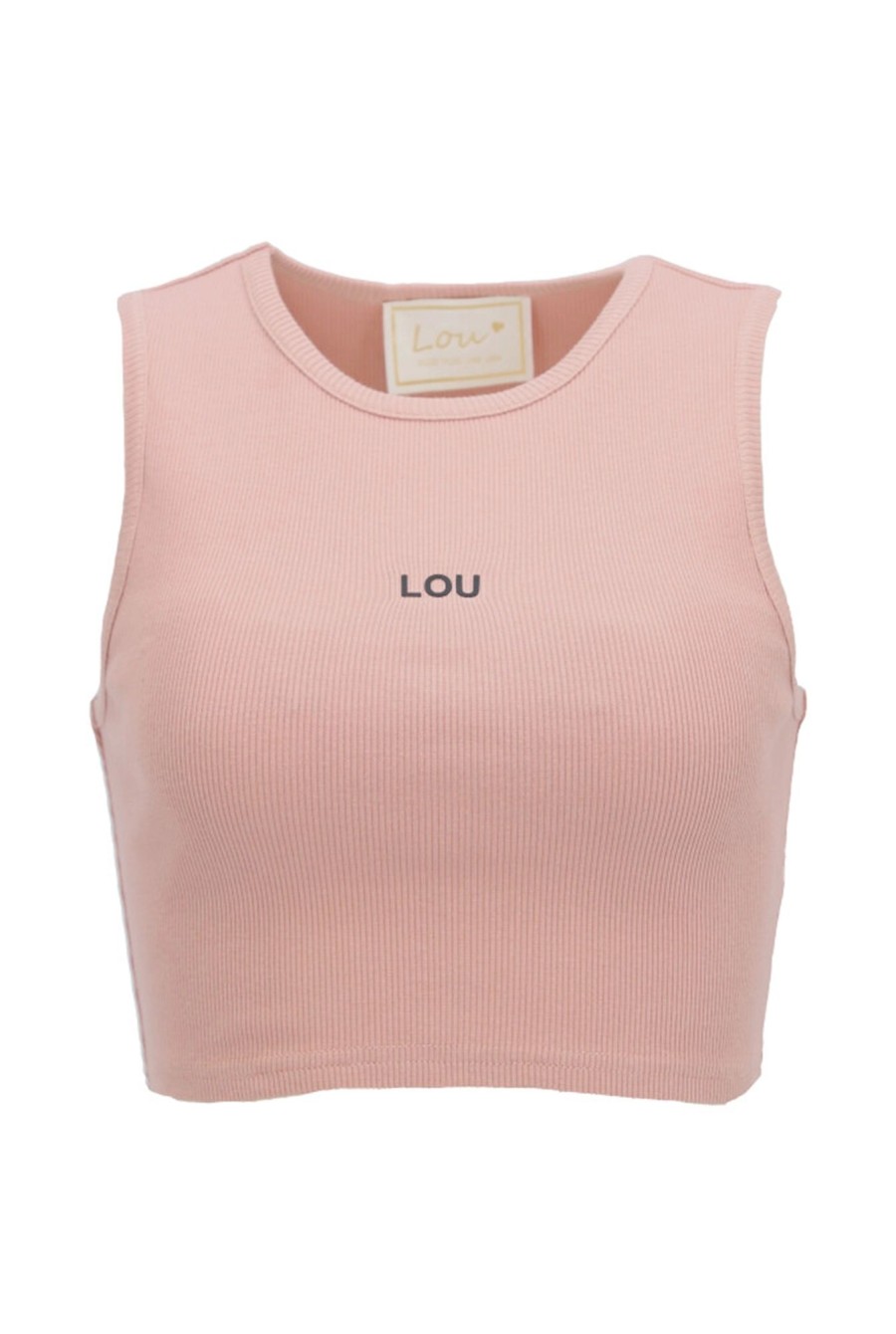 Lou Women's Fashion Saura - A Short Pink Strapless Top Wholesale