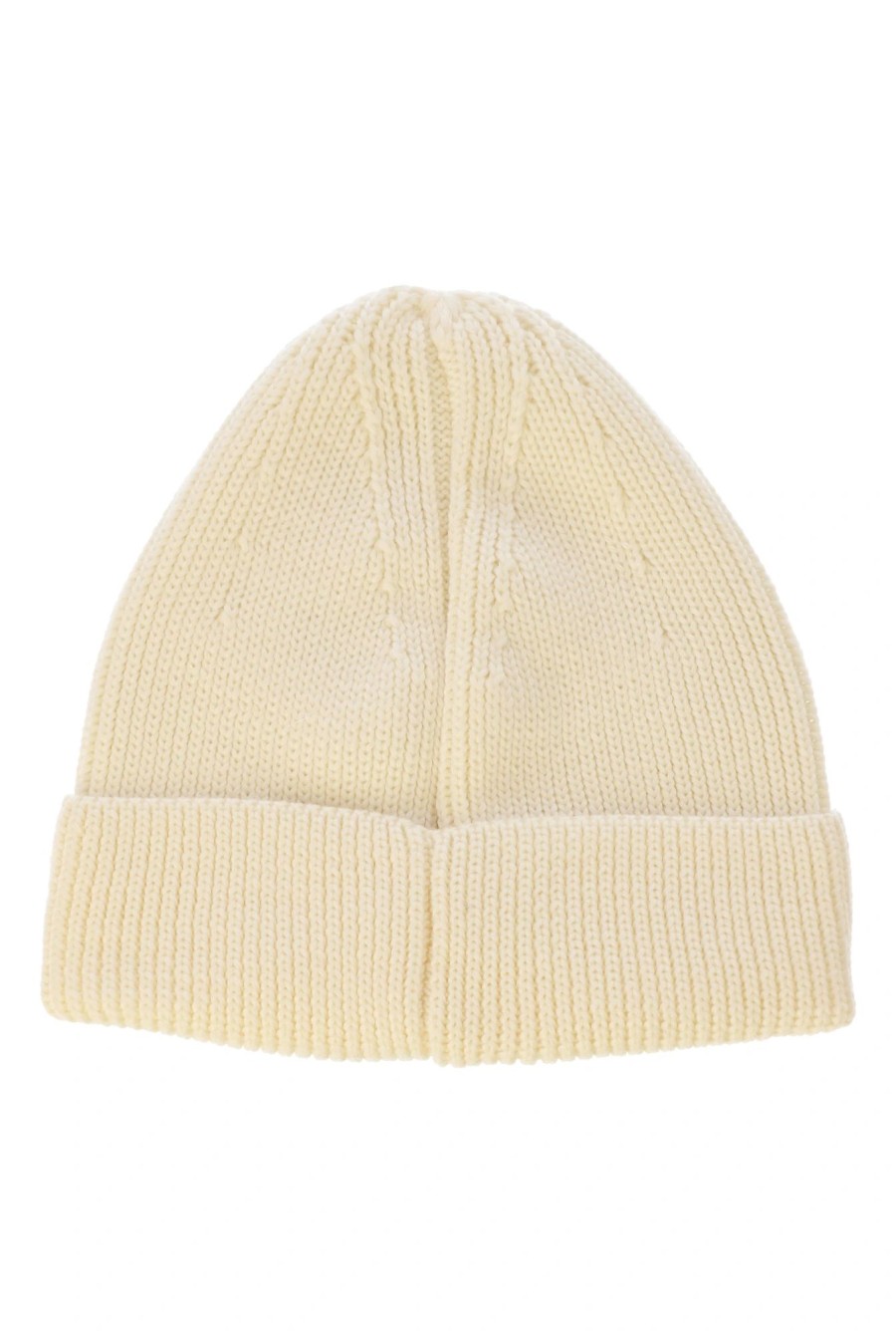 Lou Women's Fashion Winter Beanie With Lou Logo In Ecru Color Online